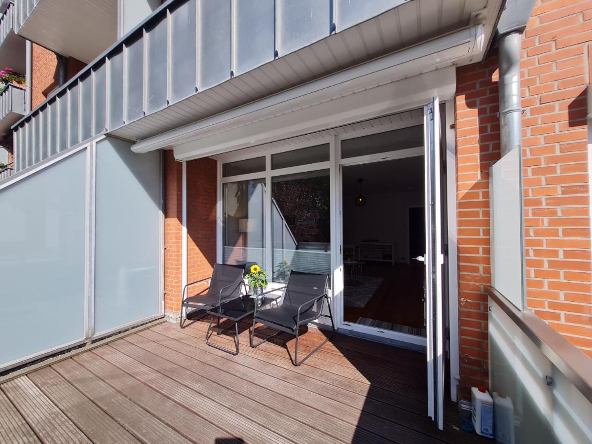 Wohnung Fleethoern - Zentral, Ruhig, Mit Parkplatz Und Balkon Kiel Eksteriør billede