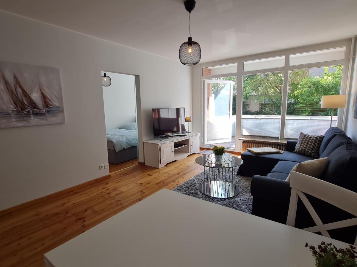 Wohnung Fleethoern - Zentral, Ruhig, Mit Parkplatz Und Balkon Kiel Eksteriør billede